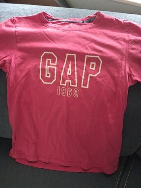 GAP Pink Short Sleeve Logo Tee